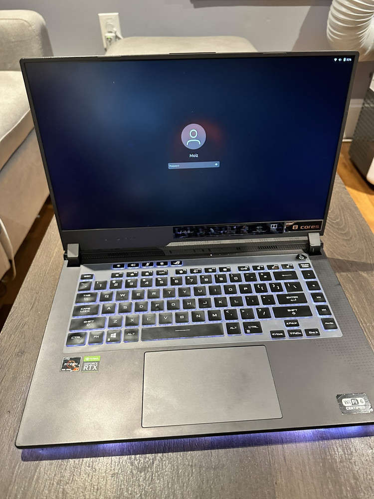 ASUS ROG Strix G15 Gaming Laptop with AMD Ryzen 7 and RTX 3050Ti