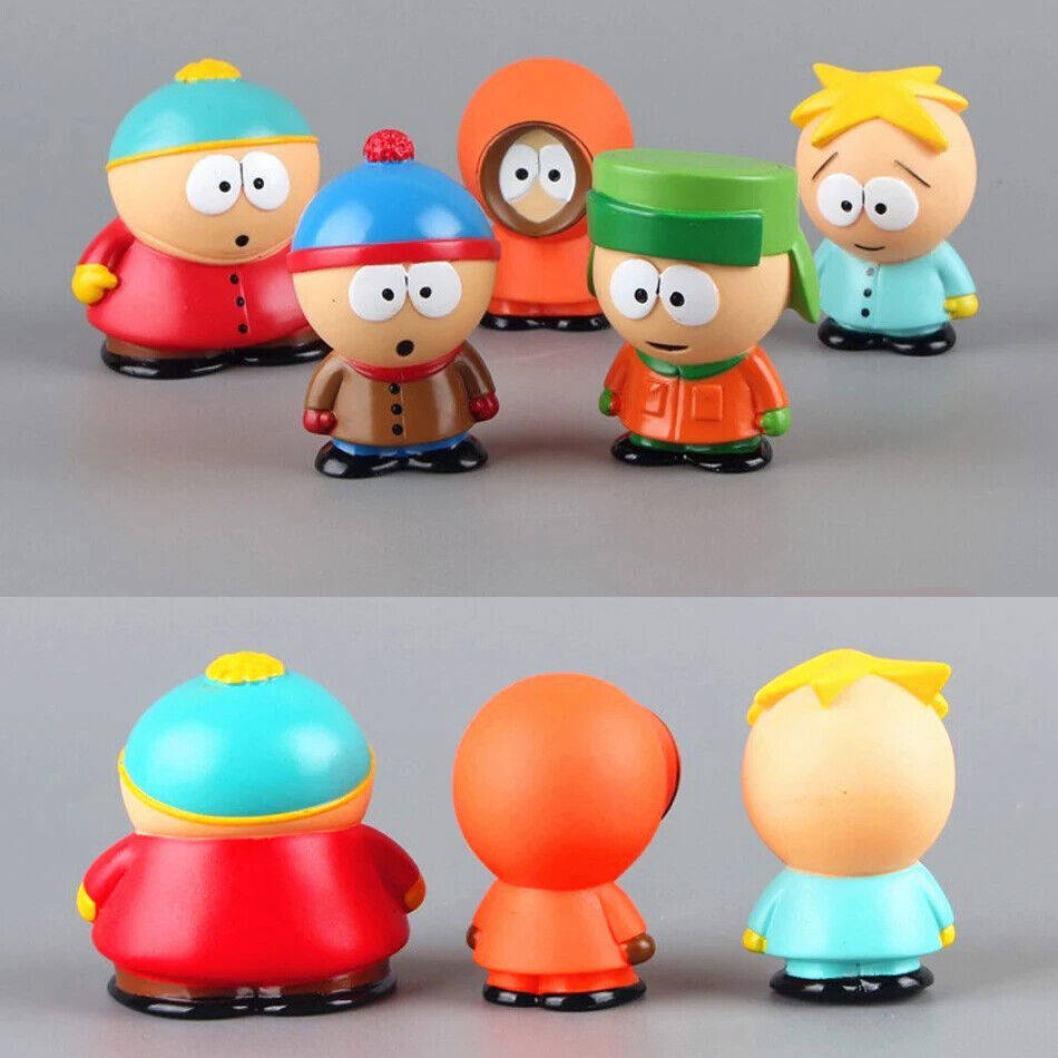 6Cm 5PCS Set Southern Park Action Figure Toy Collection