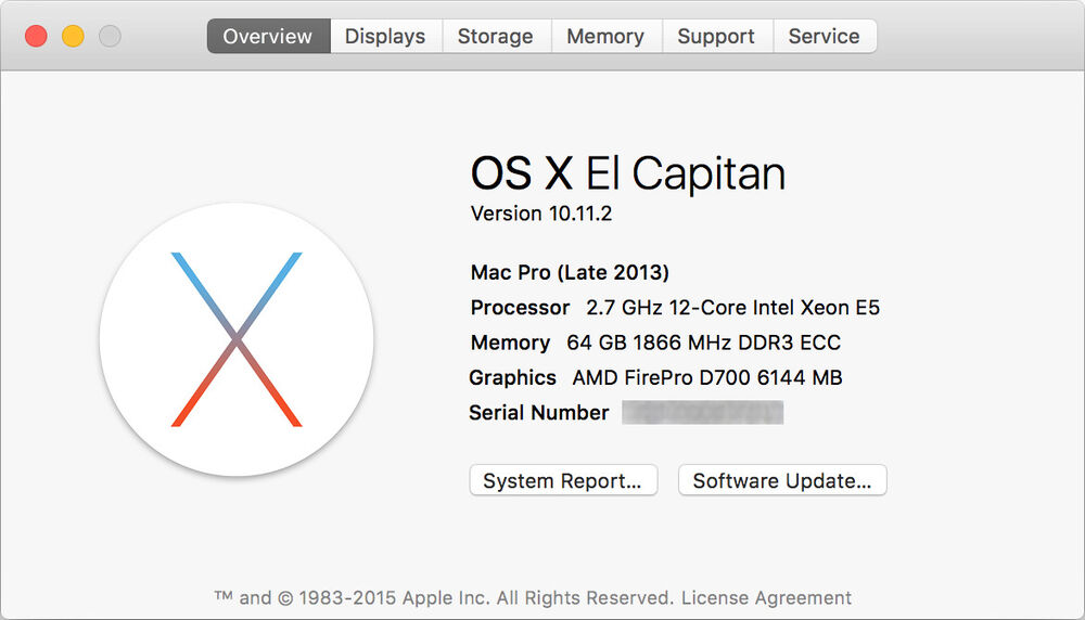 12-Core 2.7GHz CPU & 64GB RAM Upgrade Kit for Apple Mac Pro 6.1 Late 2013 A1481