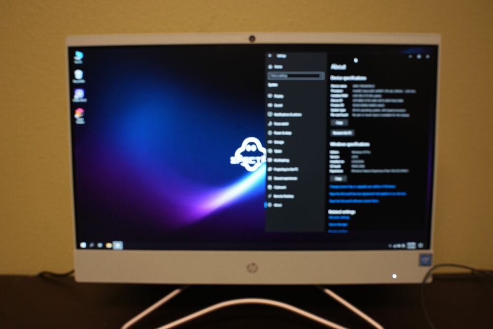 HP 22-C0073W All-in-One PC with Intel Celeron G4900T, 4GB RAM, 1TB HDD