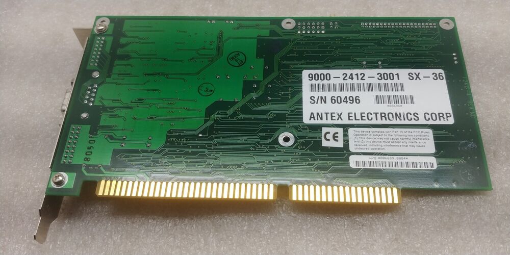 Antex Electronics Sound Card 9000-2412-3001 S/N 60496 - High-Quality Audio Solution
