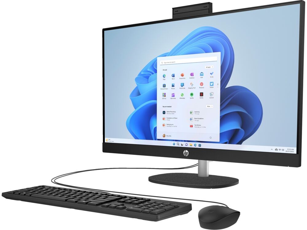HP 27-cr0000t 27" All-in-One AIO PC with Intel i5-1335U, 32GB RAM, 512GB SSD