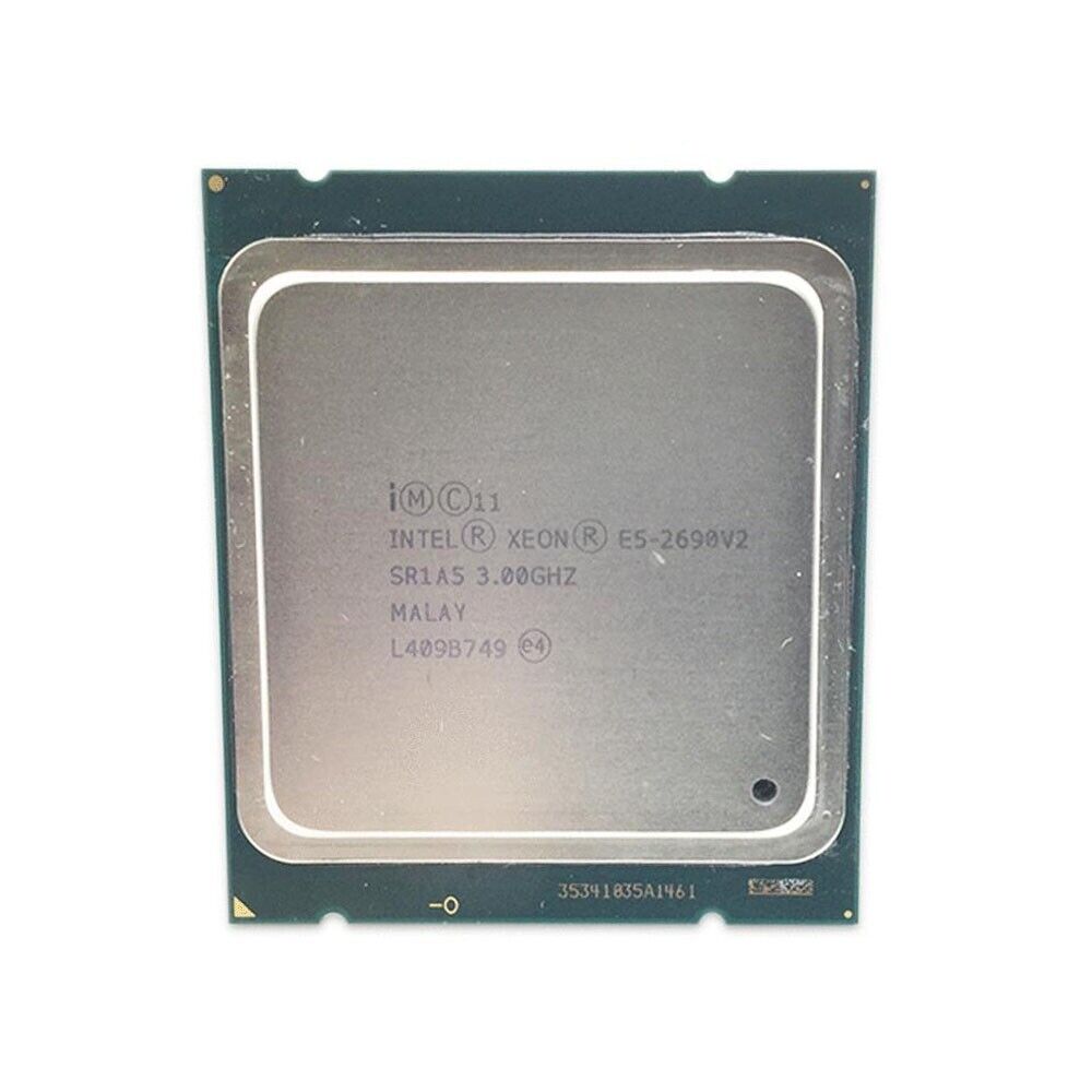 2x Intel Xeon E5-2690 V2 3GHz 10-Core Processors
