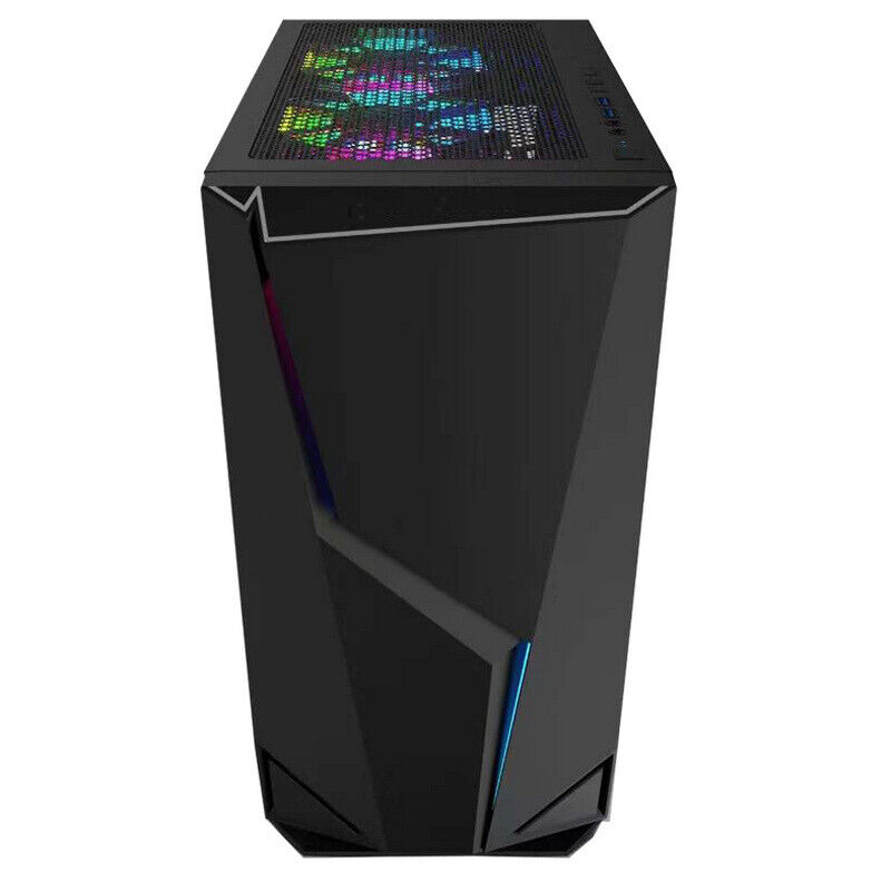ATX M-ATX ITX Mid-Tower Gaming PC Case with Tempered Glass