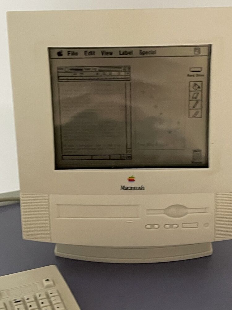 1996 American Girl Mini Macintosh Computer with Desk & Chair Set