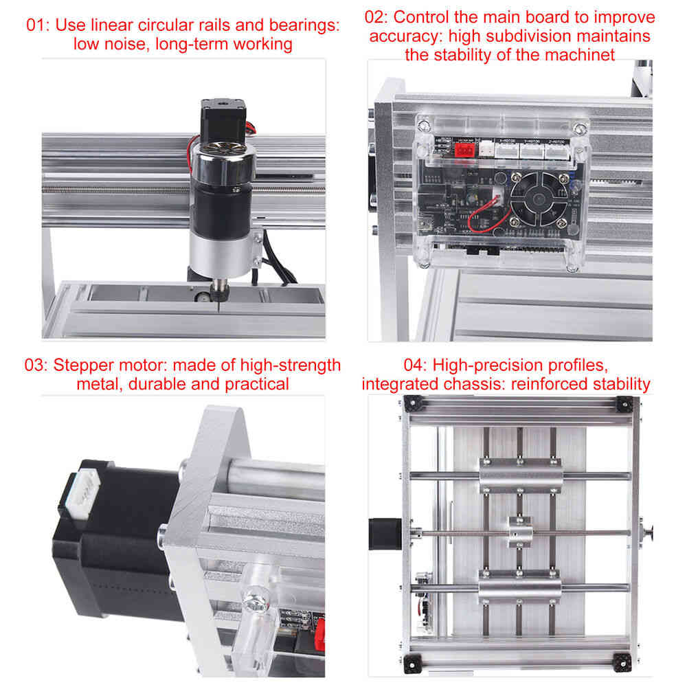 3018 Max CNC Machine Router - Engraving, PCB, Wood Carving DIY Milling Solution