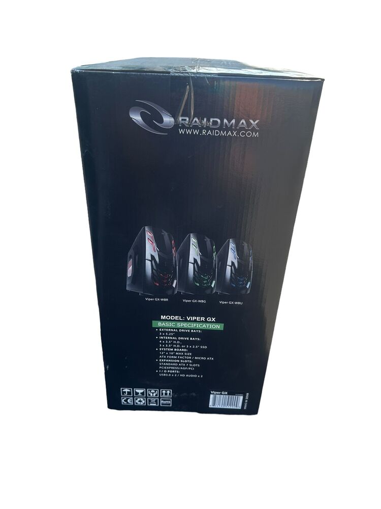 Viper GX ATX Gaming Computer Case - New in Box