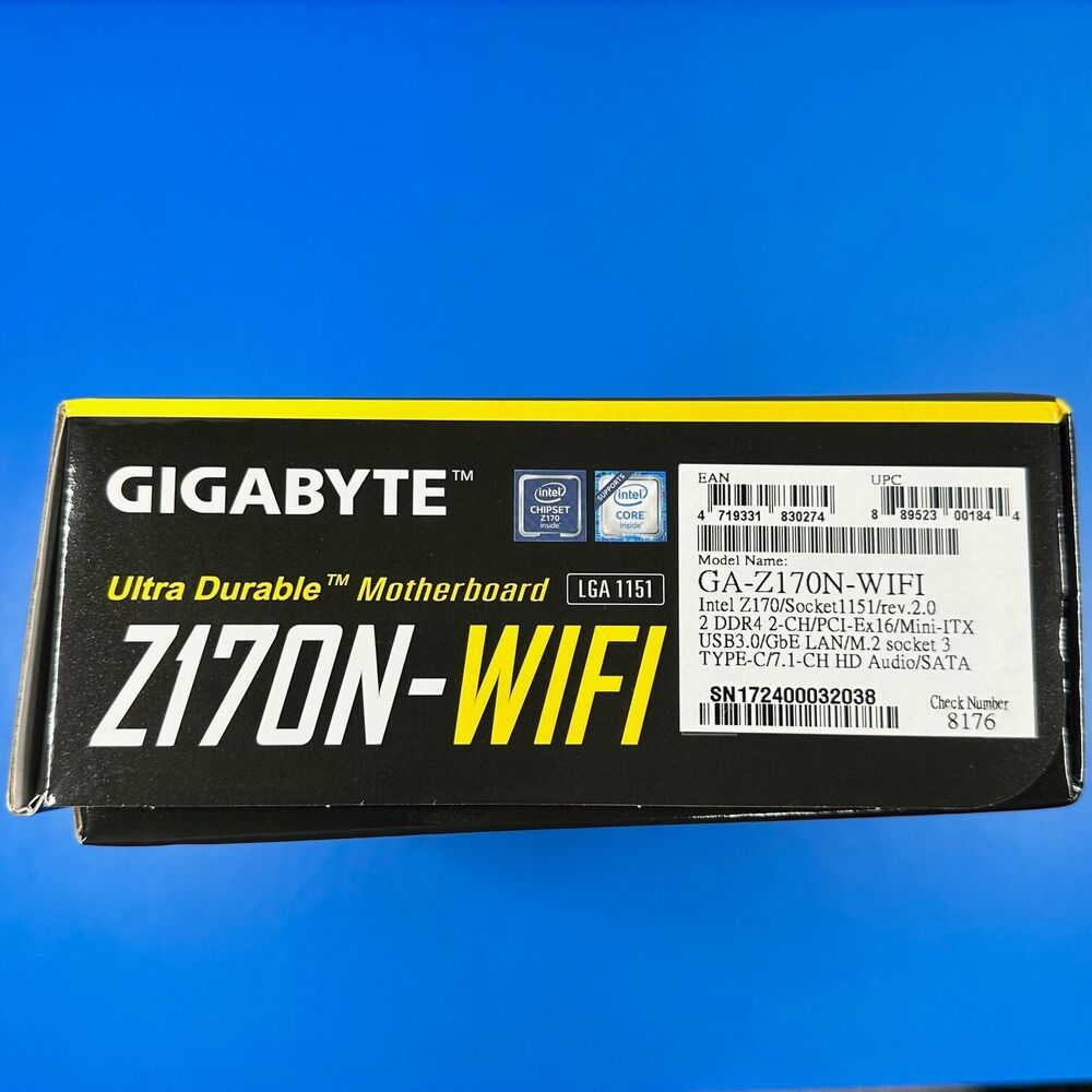Gigabyte GA-Z170N-WIFI Mini ITX Motherboard - Intel Z170, DDR4, LGA 1151