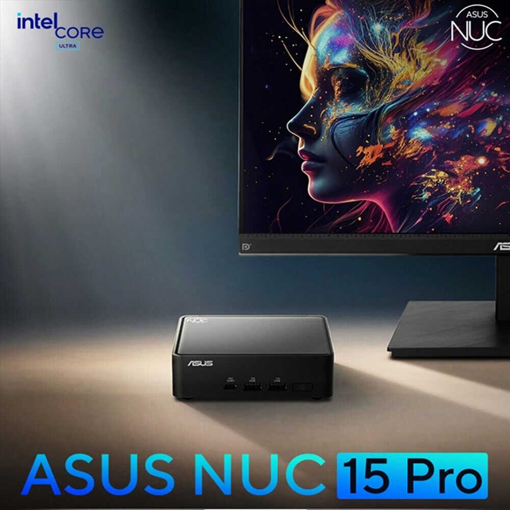 ASUS NUC 15 PRO Mini PC with Intel Core i5-5225U, AI WiFi 7