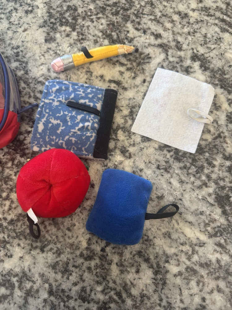 Build a Bear School Backpack Set with Accessories