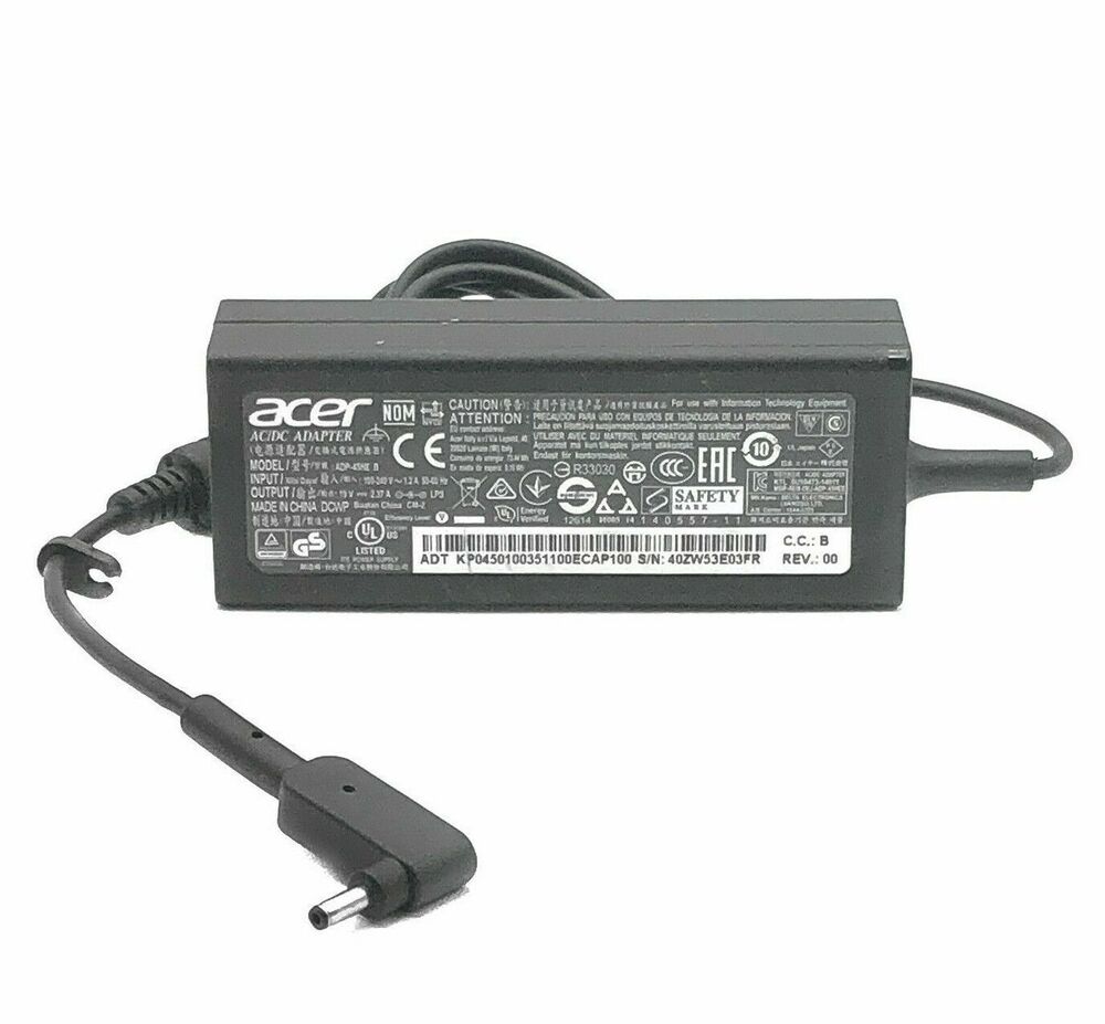Acer 45W 19V 2.37A Aspire Laptop Power Adapter PA-1450-26