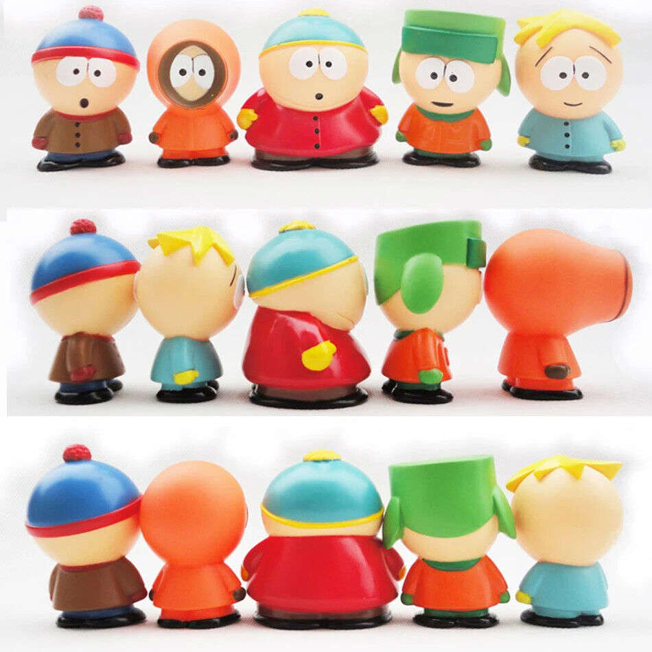 6Cm 5PCS Set Southern Park Action Figure Toy Collection