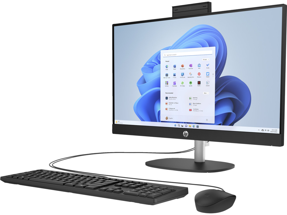 HP Essential All-in-One Computer 23.8" FHD AMD Ryzen 5, 16GB RAM, 1TB SSD