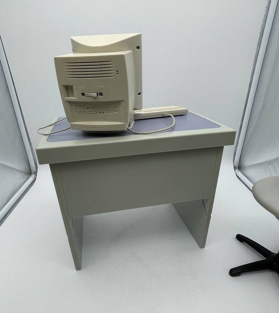1996 American Girl Mini Macintosh Computer with Desk & Chair Set