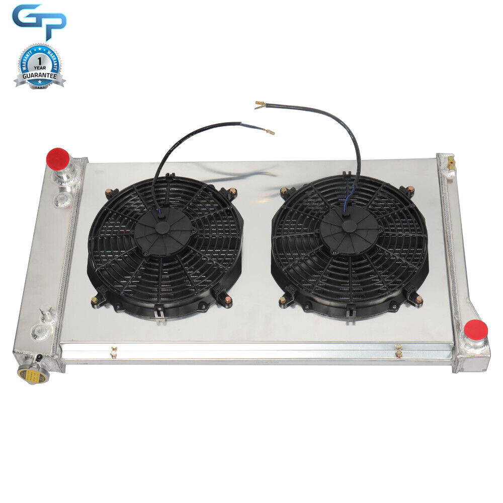 Upgraded 3-Row Radiator with Shroud Fan for 1967-72 Chevy/GMC C/K Series Pickups