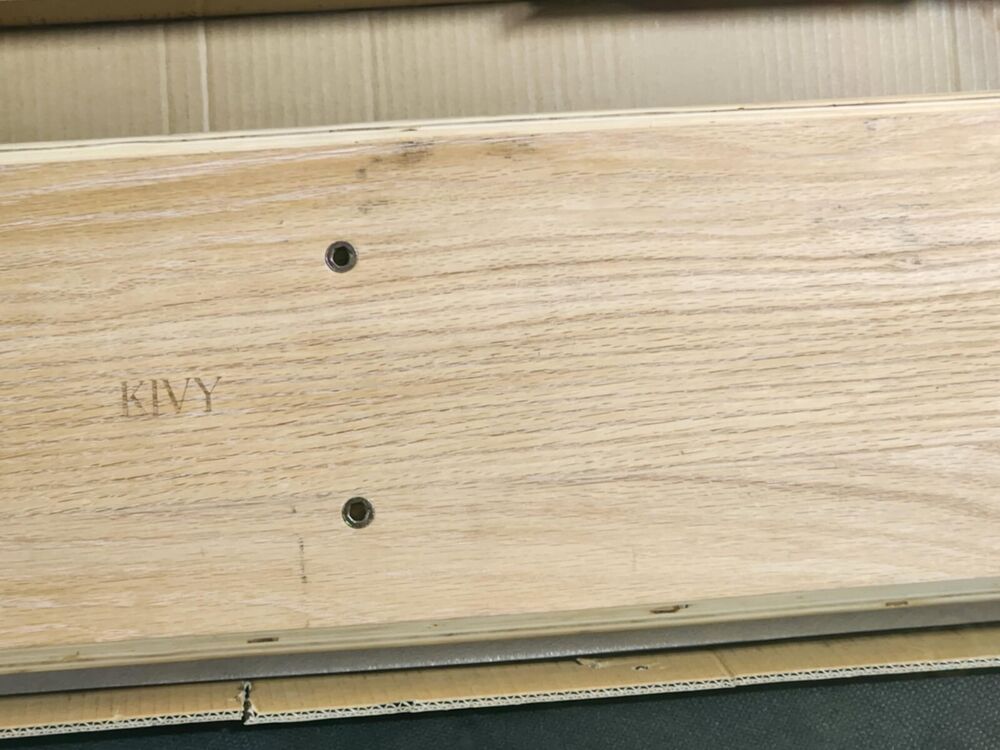 Elegant XL Walnut Wood Dual Monitor Stand (44 Inch)
