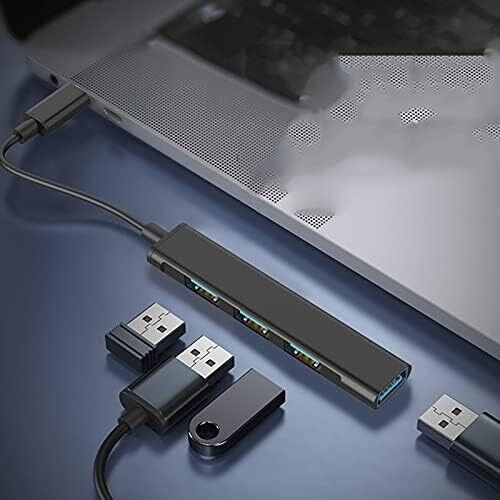 4-Port USB-C Hub Adapter for Multiple Devices