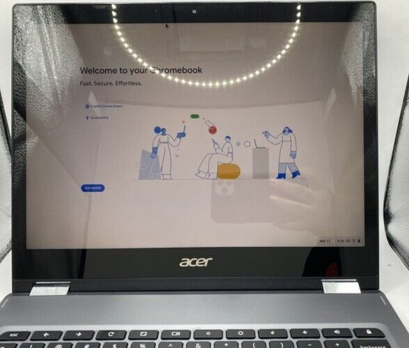 Acer Chrome Spin 13 CP713 2-in-1 Laptop with Intel i3, 8GB RAM, 64GB SSD