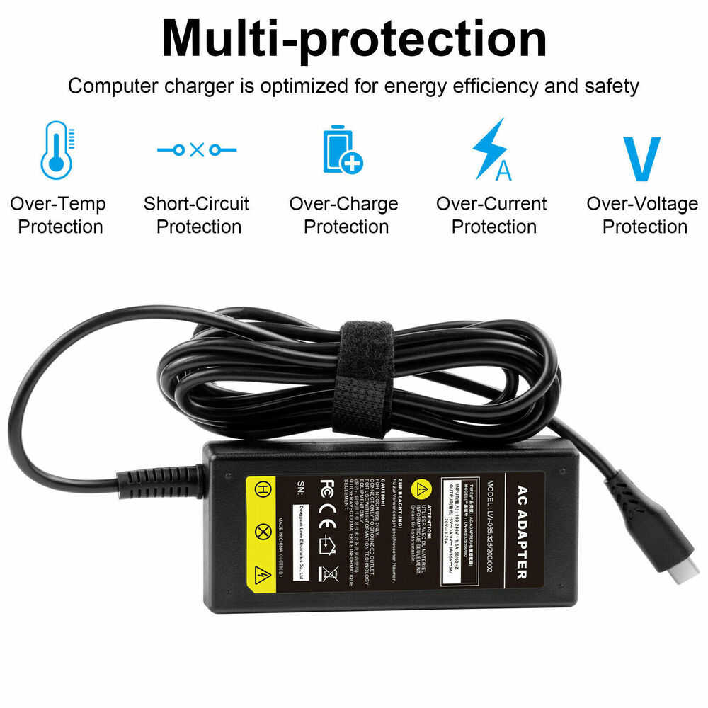 Universal USB C Power Charger for Laptops