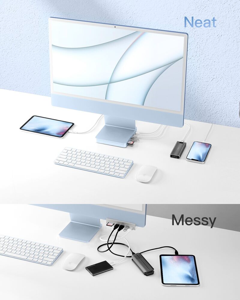 Inateck iMac Docking Station with USB 3.2 Gen 2 for 24-inch iMac 2023