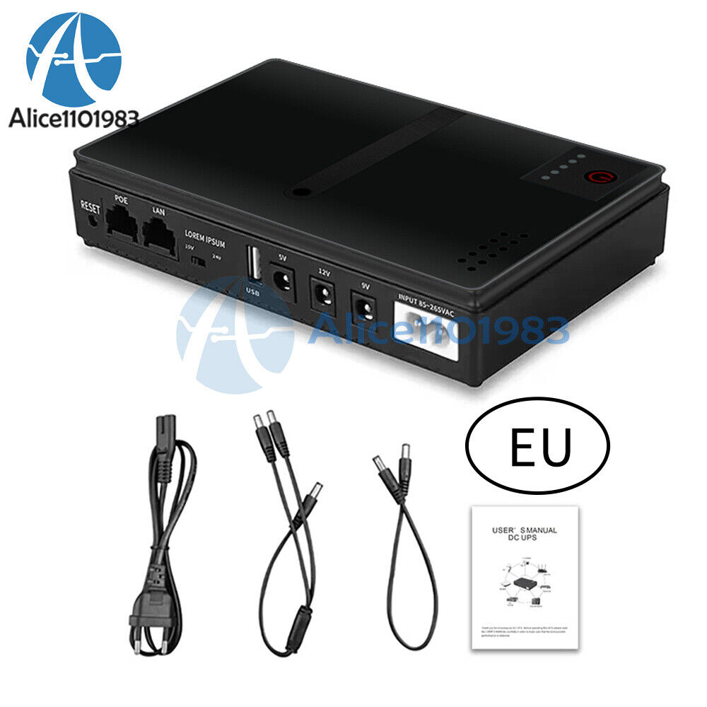 10400mAh UPS Battery Backup for Routers and Modems