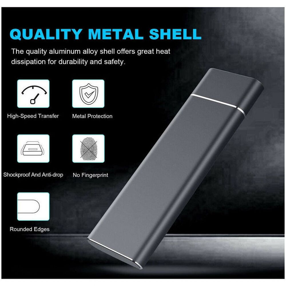 20TB High-Speed Portable SSD for Laptops and Mobile Devices