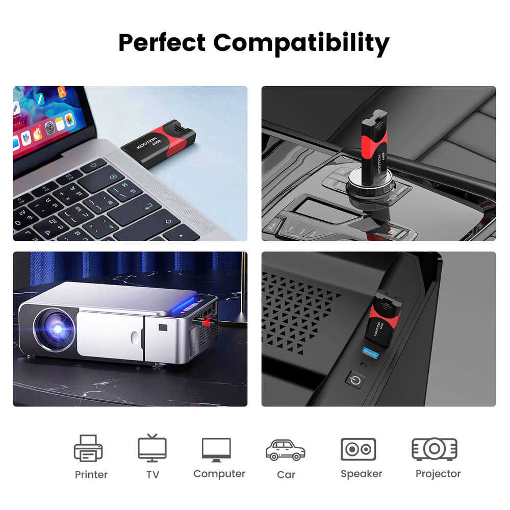 High-Speed USB 3.0 Retractable Flash Drive - 32GB, 64GB, 128GB Options