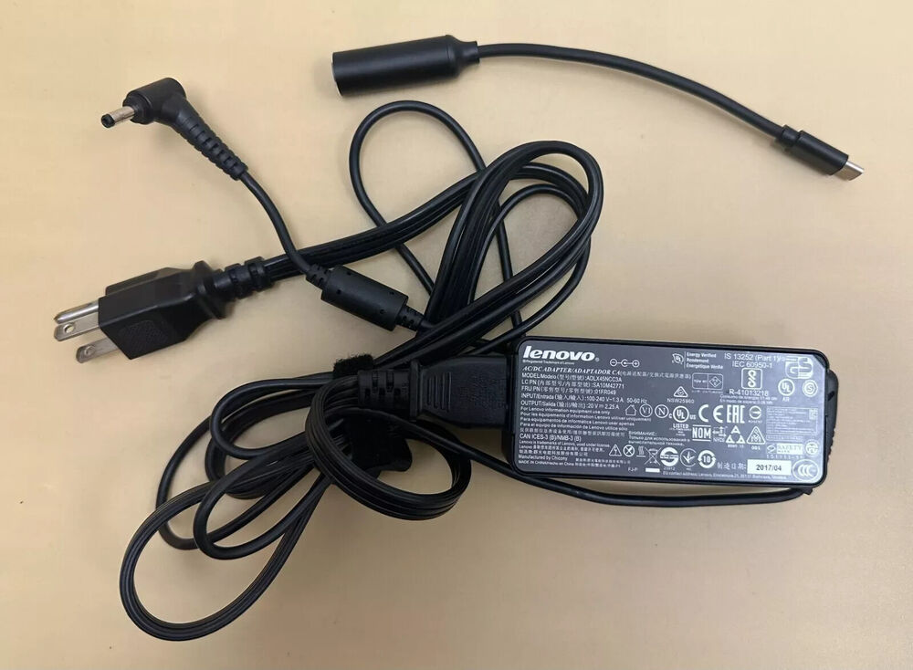 45W USB-C Charger for HP, Lenovo, Dell, Acer, Samsung Laptops