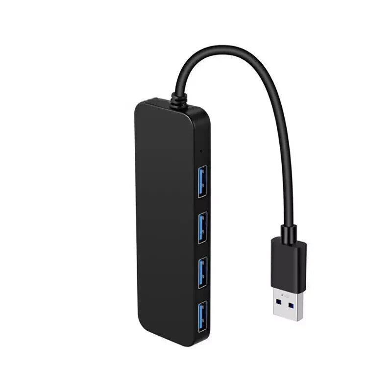 4-Port USB 3.0 Hub with Splitter and Expander for Enhanced Connectivity