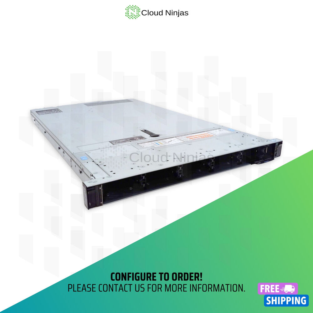 Dell PowerEdge R640 10 Bay Server with 2x Xeon Platinum 8156, H730, SSD, DDR4