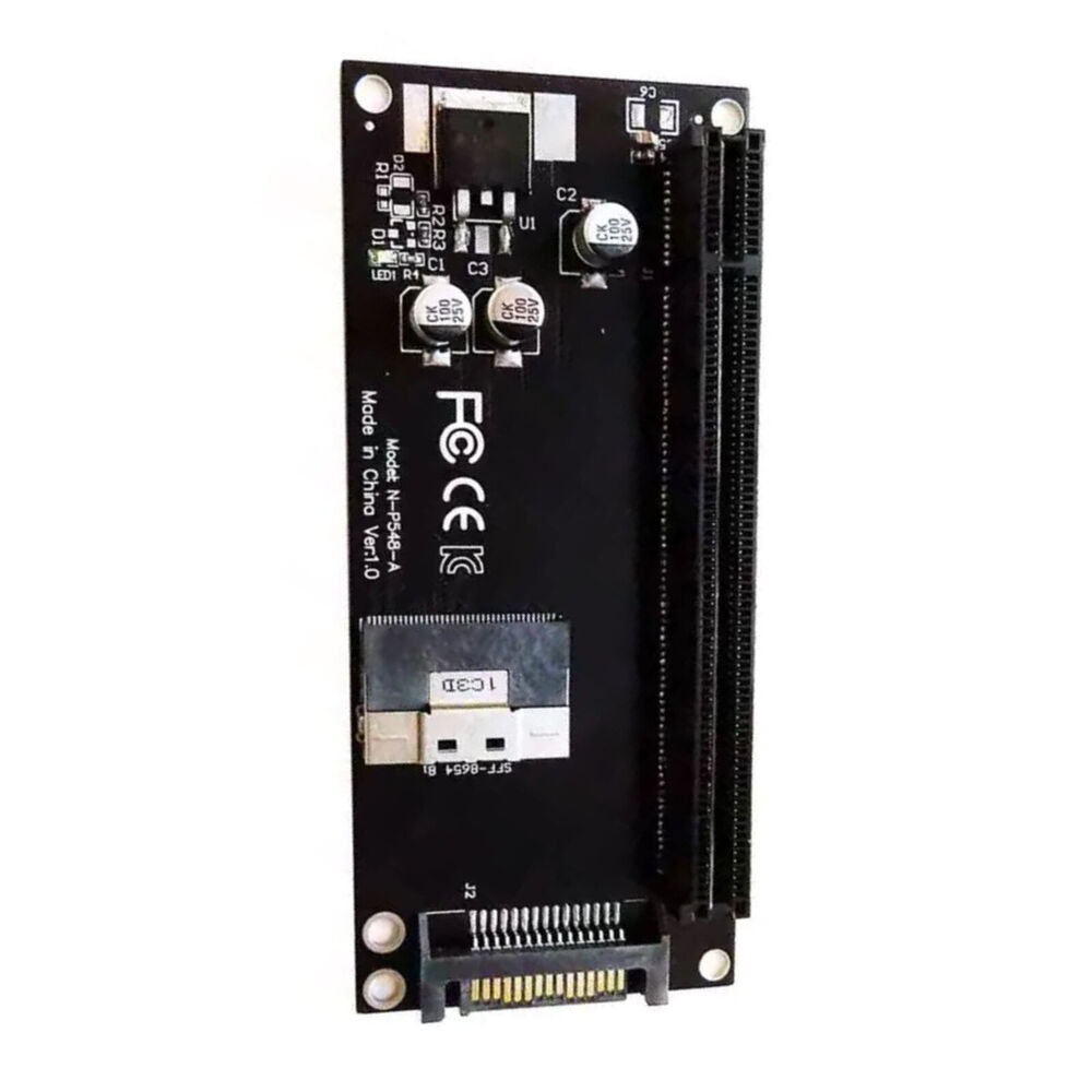 SFF-8654 8i to PCIe 4.0 x16 Adapter Card for Enhanced Mainboard Connectivity