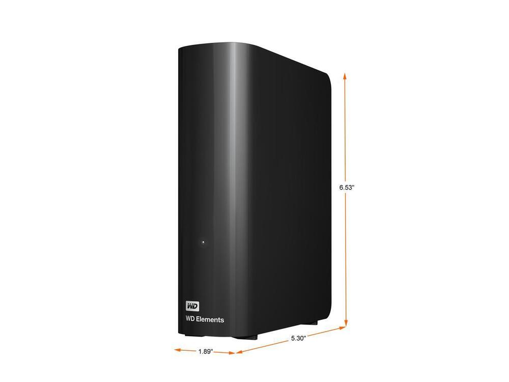 WD 20TB Elements Desktop External Hard Drive - High-Capacity Storage
