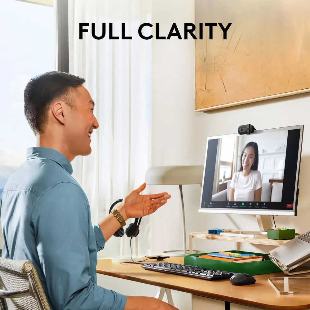 Logitech Brio 101 Webcam | Full HD 1080p with Auto-Light Balance