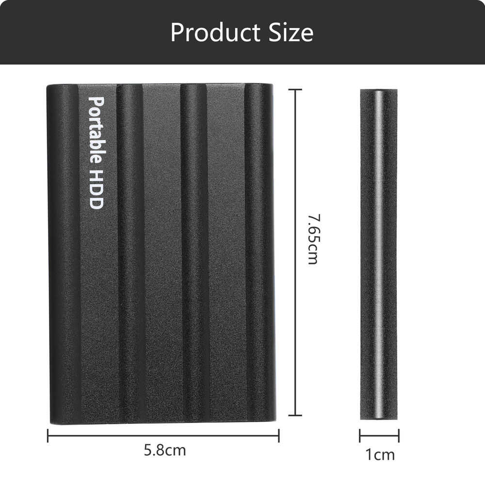 High-Capacity USB External Hard Drive - Easy Storage Solution