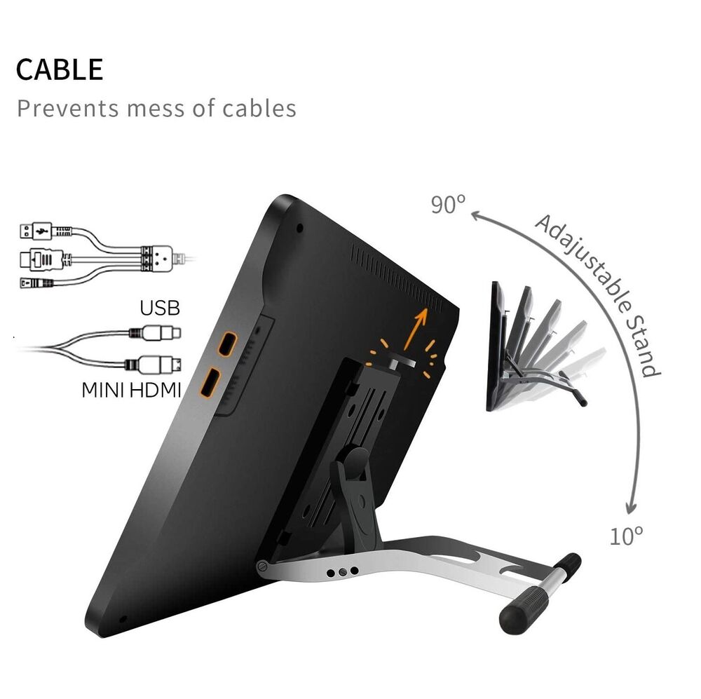 Renewed GAOMON PD1560 15.6" Graphic Drawing Tablet with Pen Display