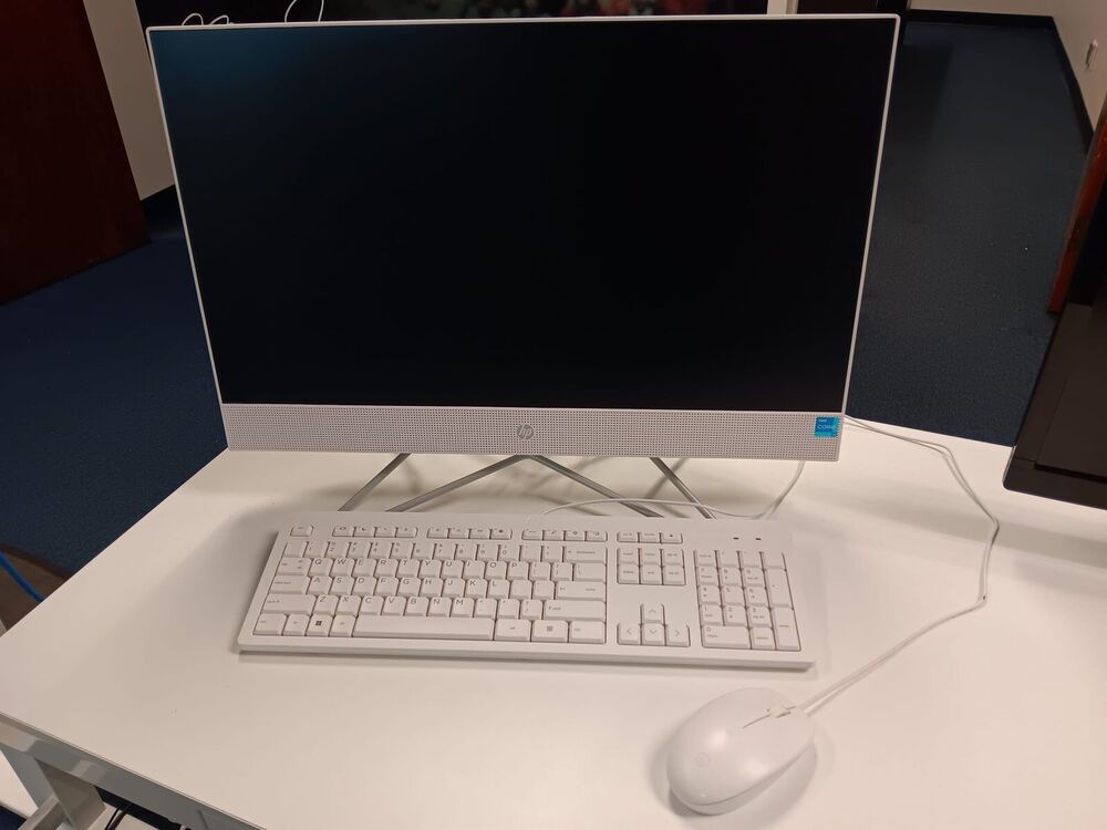 HP 24-df1046 23.8" All-in-One Desktop PC with Intel Core i3-1115G4, 3GHz, 256GB SSD, 8GB RAM