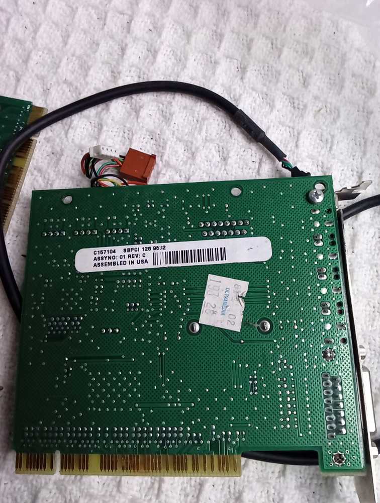Vintage Creative Labs PCI 5507 Sound Cards - SBPCI 128 REV.C