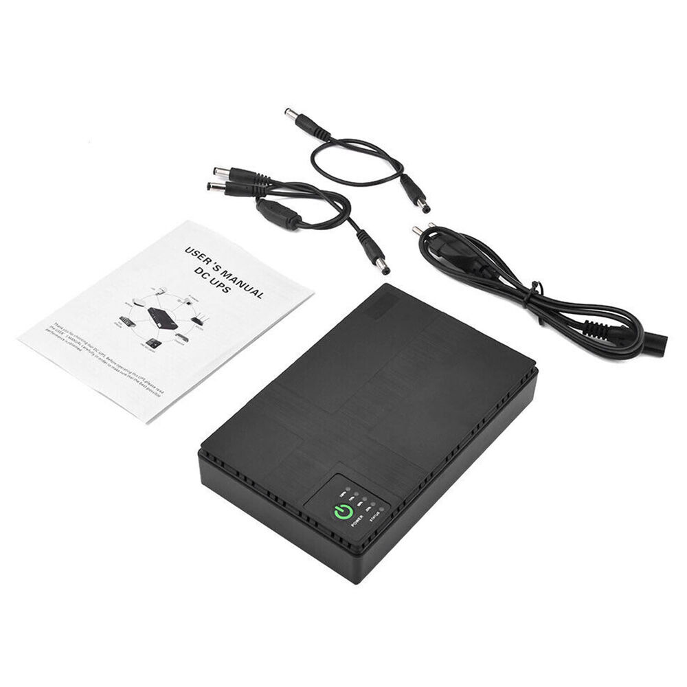 10400mAh Mini UPS Battery Backup for Security Cameras and WiFi Devices