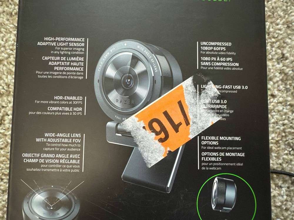 Razer Kiyo Pro Streaming Webcam - Open Box