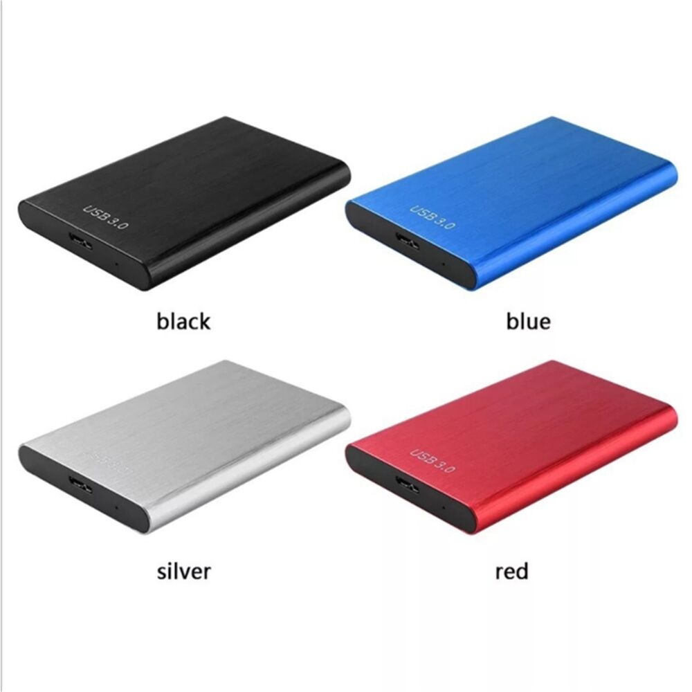 Ultra-Fast USB 3.0 Portable External Hard Drive - 1TB/2TB/4TB