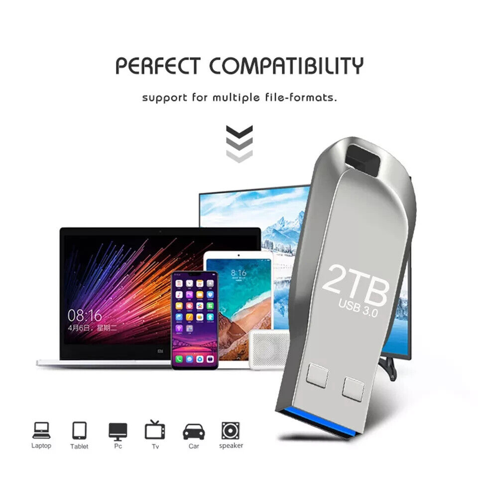 2TB High-Speed USB 3.0 Flash Drive - Storage Solution for PC & Laptop
