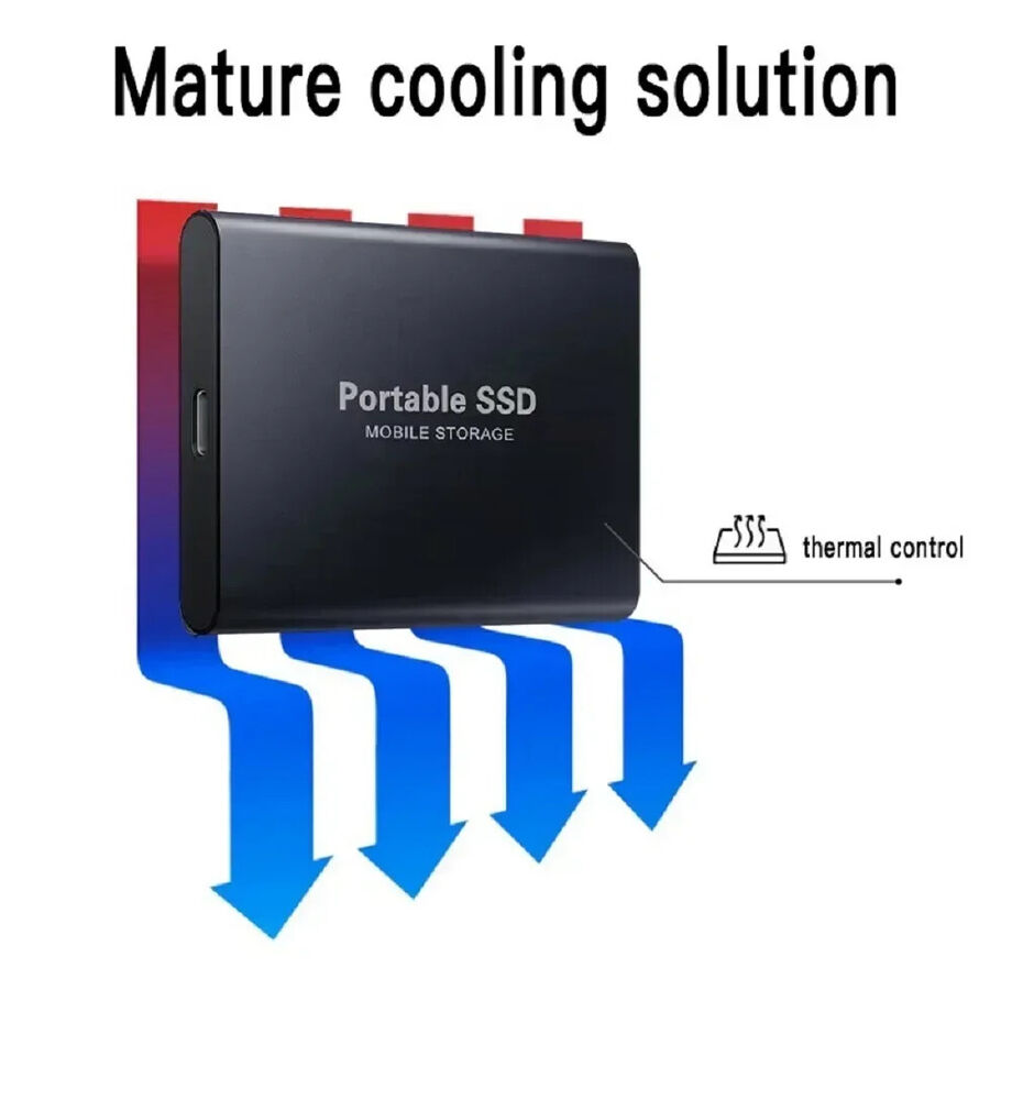 1TB High-Speed USB 3.1 Type-C External SSD