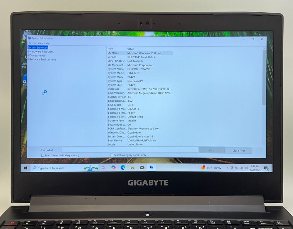 Gigabyte Aero 14 Gaming Laptop - High-Performance P64V7