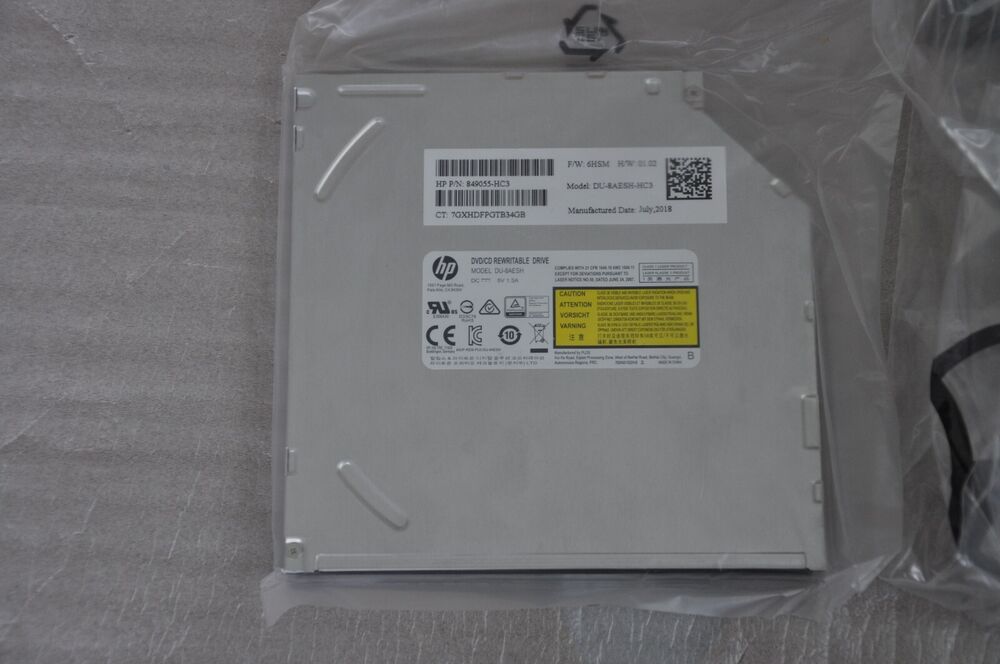 HP 9.5mm Slim DVD-Writer Drive for G3/G4 Systems