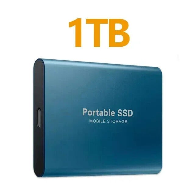 1TB High-Speed USB 3.1 Type-C External SSD