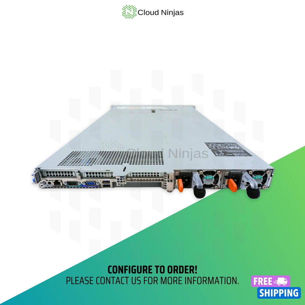 Dell PowerEdge R640 8 Bay Server with 2x Silver 4112 DDR4 2133 MT/s SSD