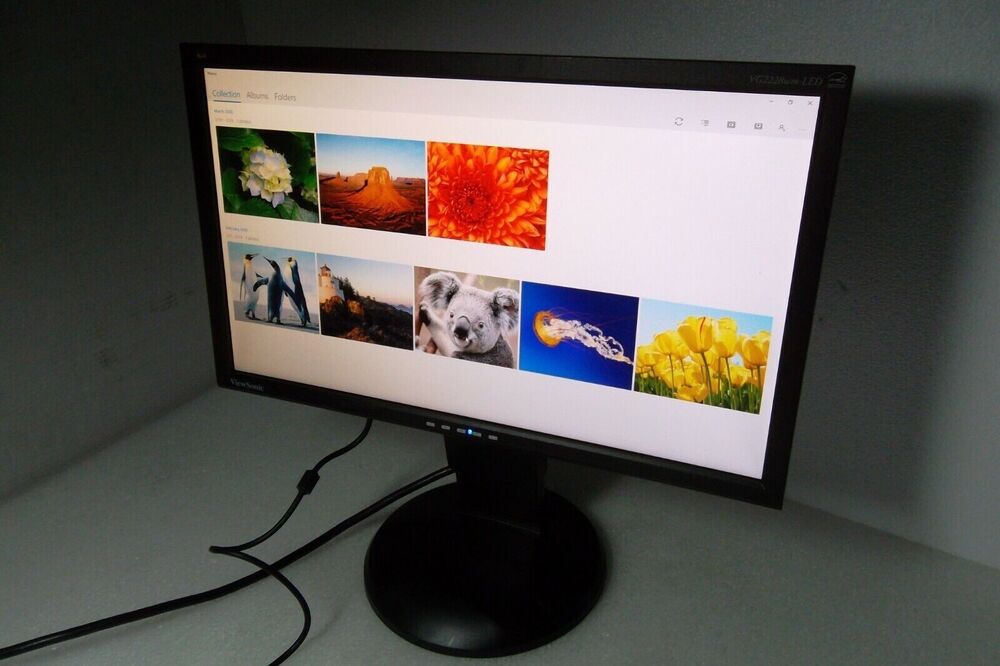 ViewSonic VG2228WM-LED 22" Full HD Monitor with Built-in Speakers and USB Hub