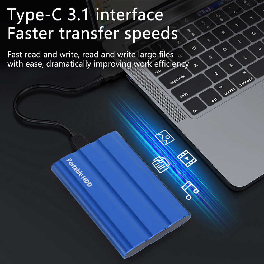 High-Capacity USB External Hard Drive - Easy Storage Solution