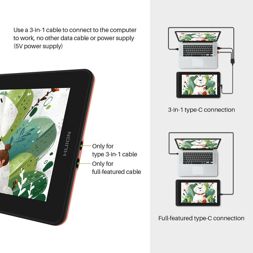 Refurbished HUION Kamvas 12 11.6inch Graphics Drawing Tablet with Android