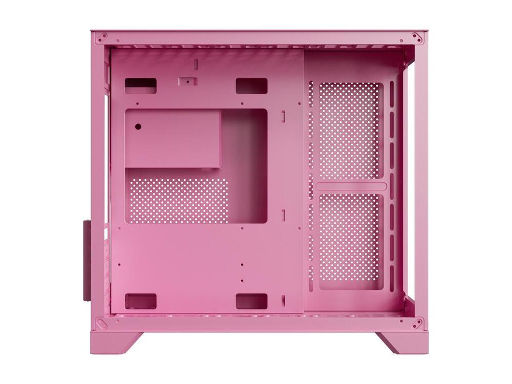 DIYPC ARGB-Q3.v2-Pink Gaming Case with USB 3.0 and Tempered Glass